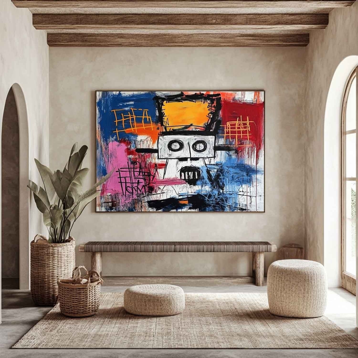 Wall Art Horizontal Neo Expressionist