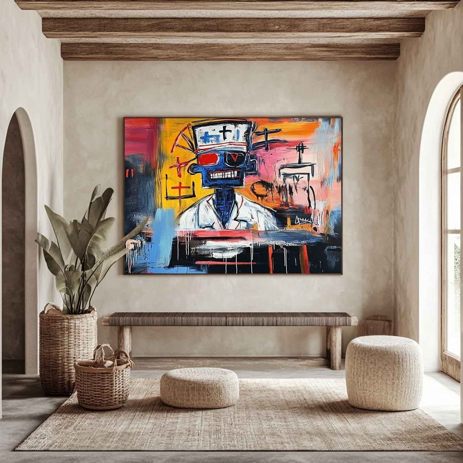 Wall Art Horizontal Neo Expressionist