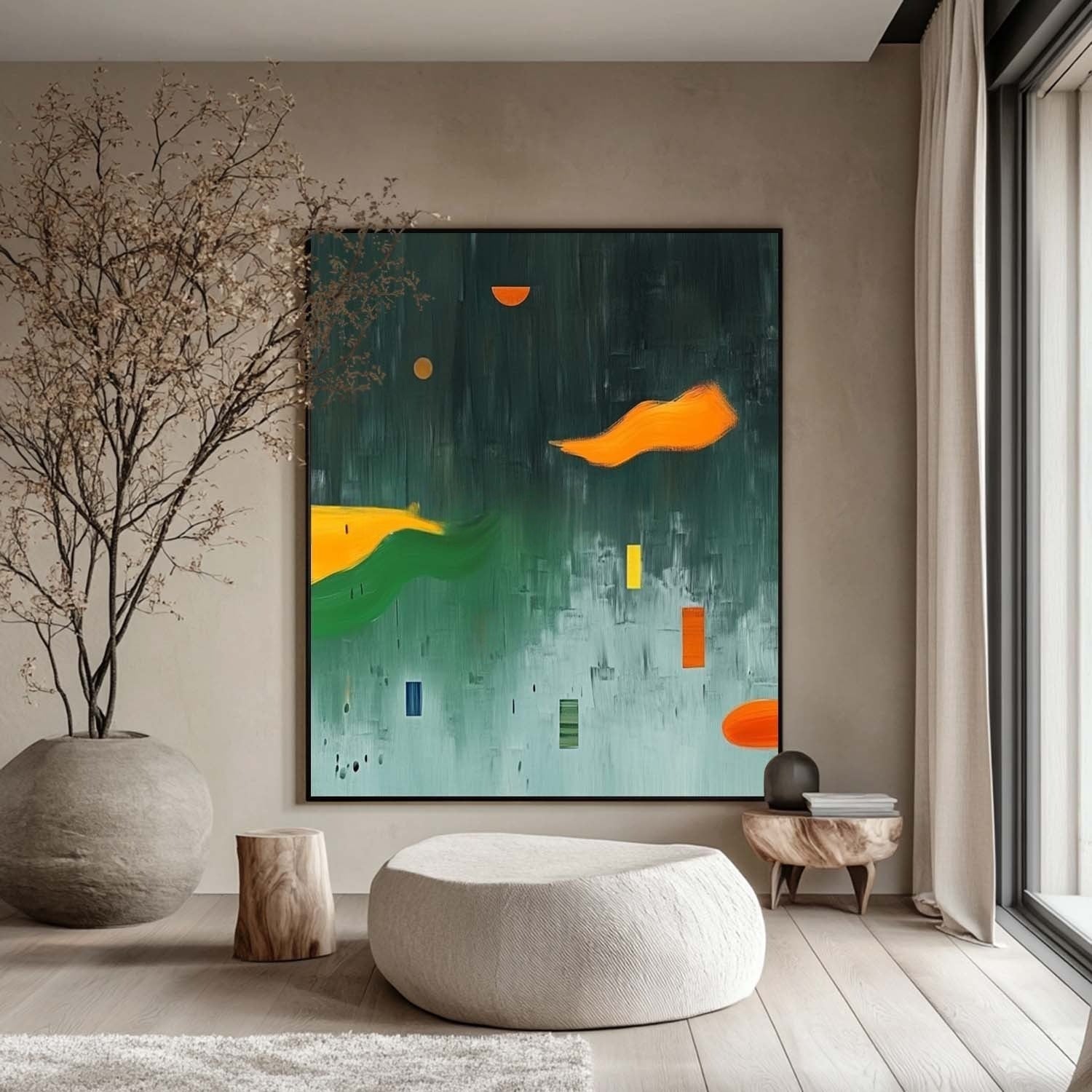 Wall Art Bold Textured Vibrant