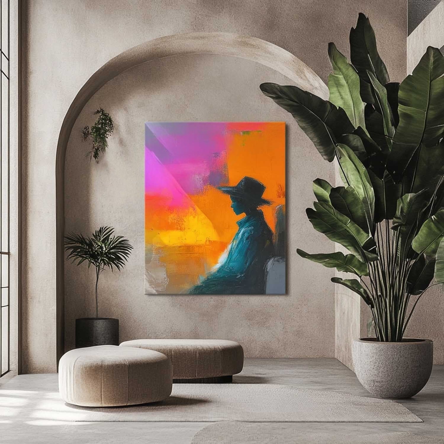 Wall Art Contemporary Silhouette Coat