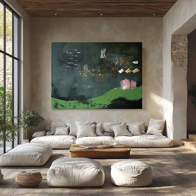 Wall Art Moody Textured Atmospheric Dark