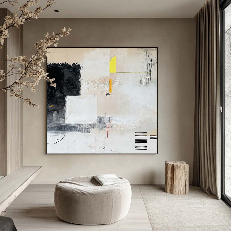 Wall Art Minimalist Textured Neutral