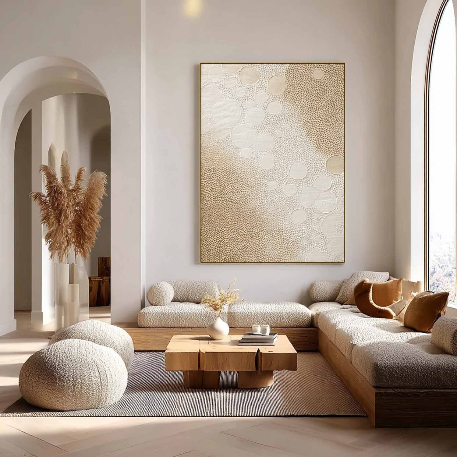 Wall Art Gradient Dot Texture Minimalist Bohemian