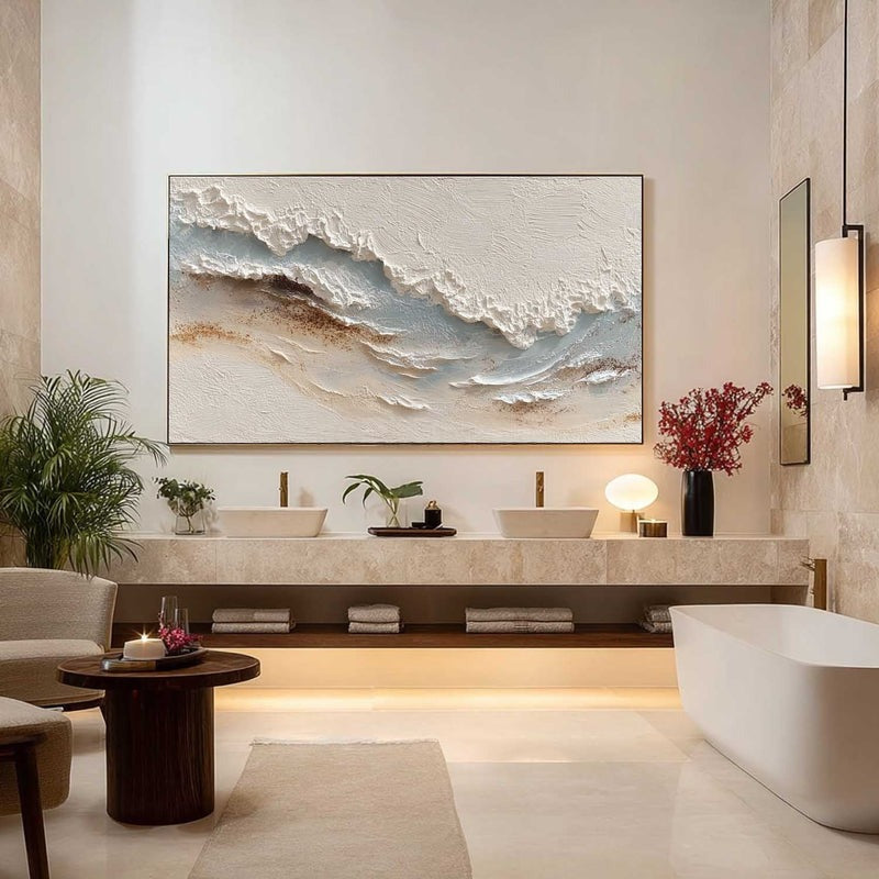 Wall Art Abstract Ocean Wave Painting