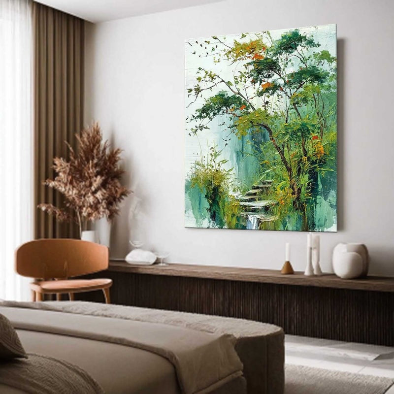 Wall Art Forest Landscape Painting