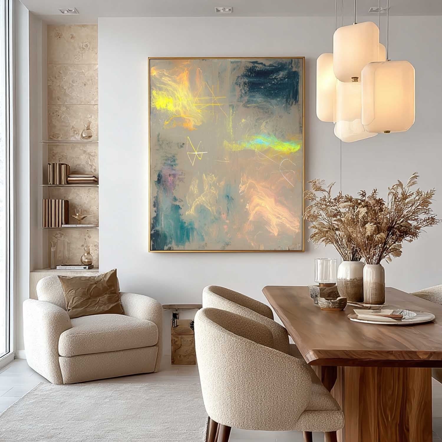 Wall Art Ethereal Iridescent Colorful