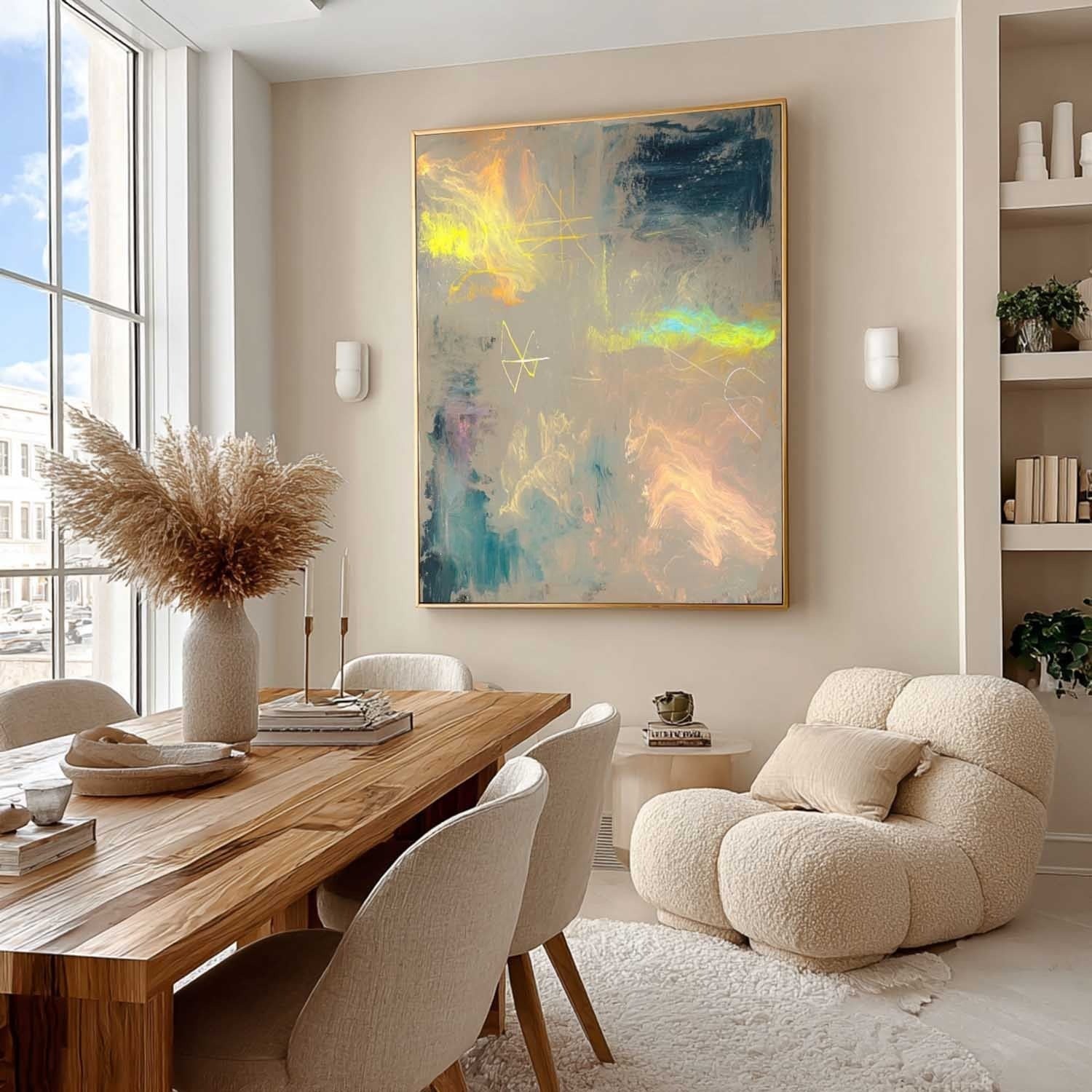 Wall Art Ethereal Iridescent Colorful