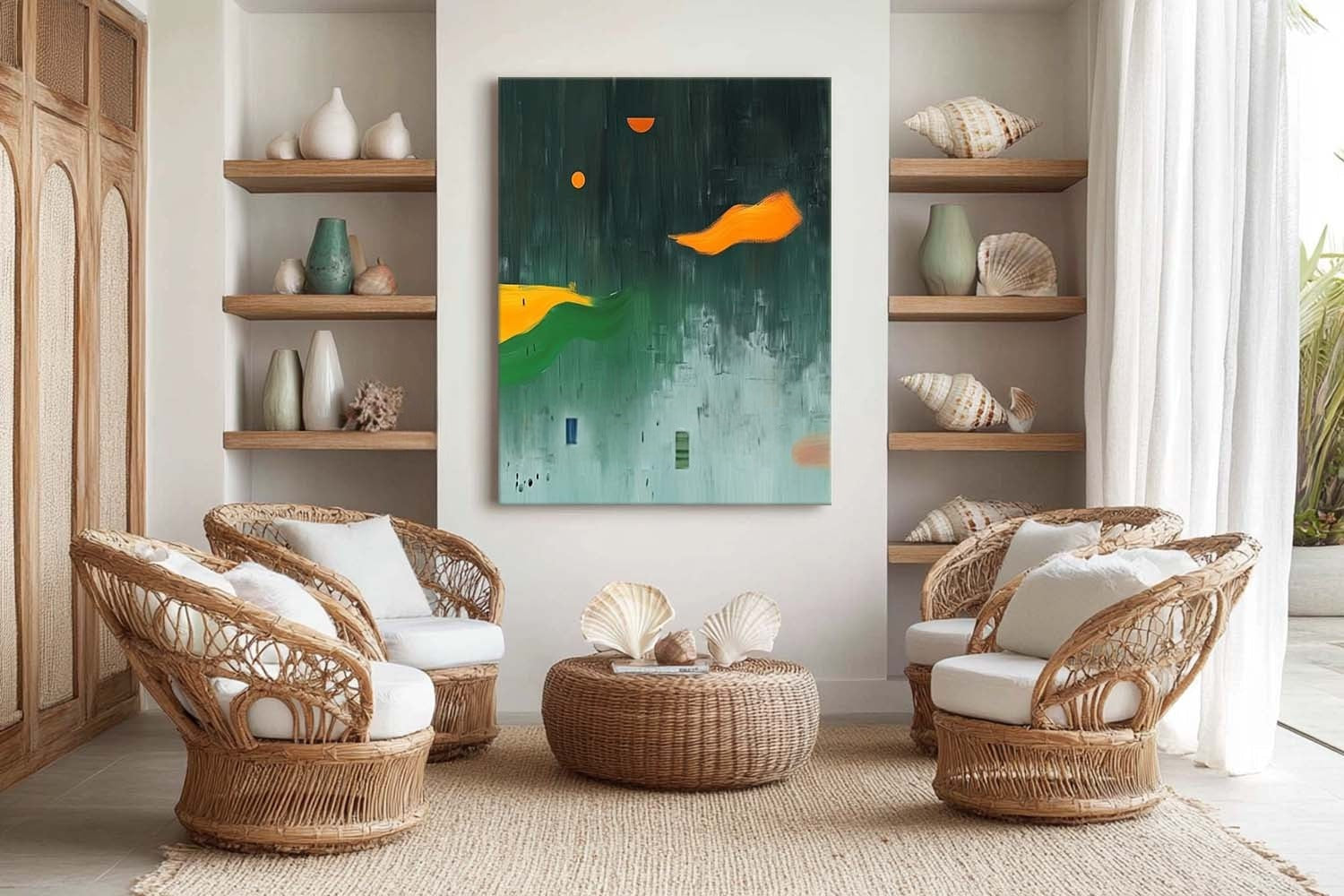 Wall Art Bold Textured Vibrant