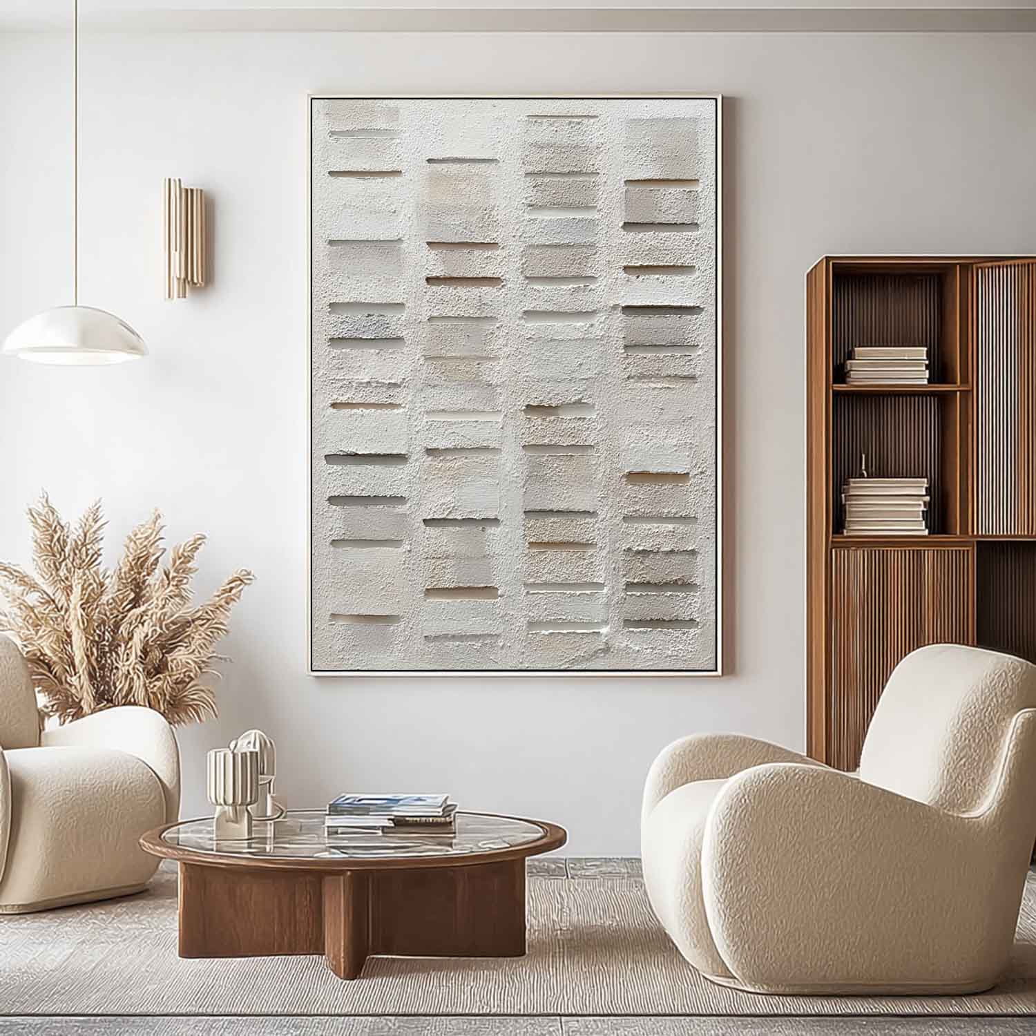 Plaster Art Texture Painting SG404 - Neutralighting