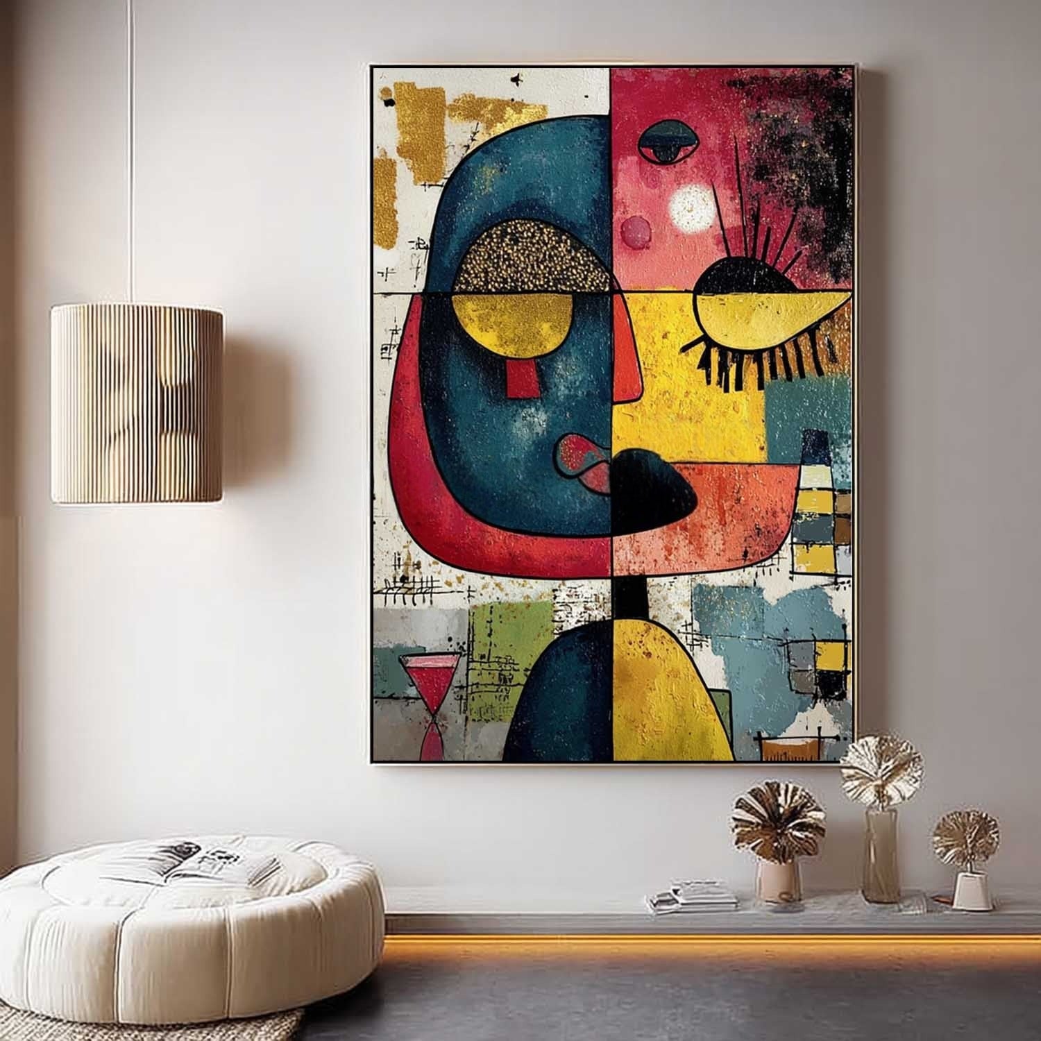 Joan Miró Abstract Face Painting