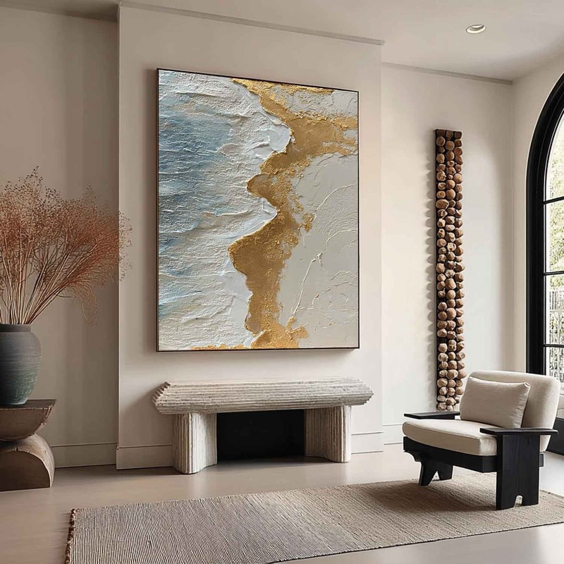 Wall Art Abstract Ocean Texture Painting