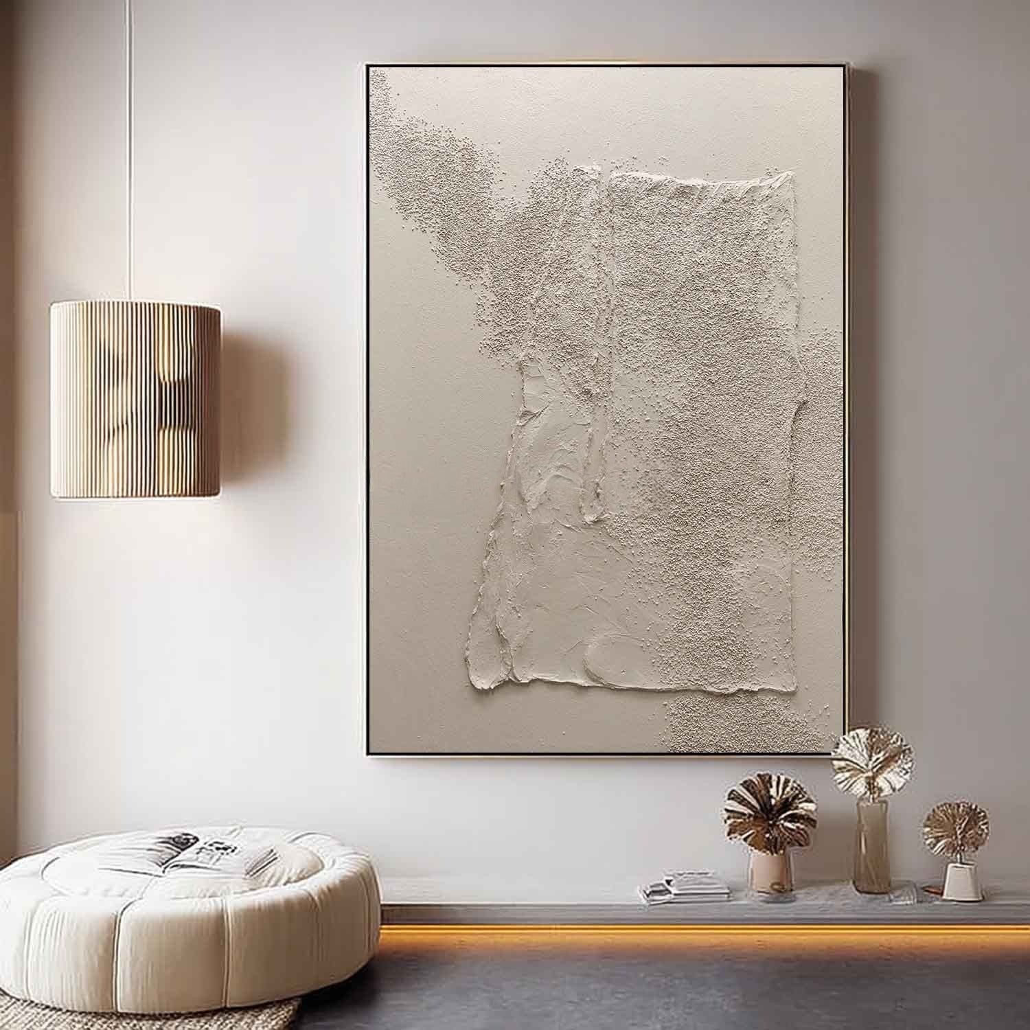 Wabi-Sabi Textured Plaster Wall Art