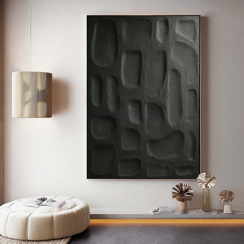 Wall Art Abstract Stone Texture Painting