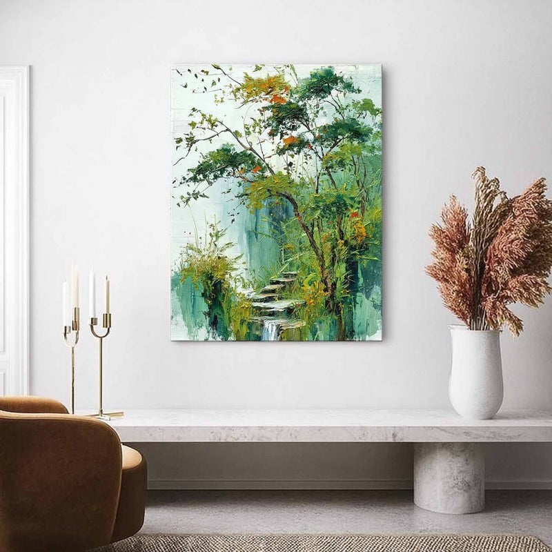 Wall Art Forest Landscape Painting