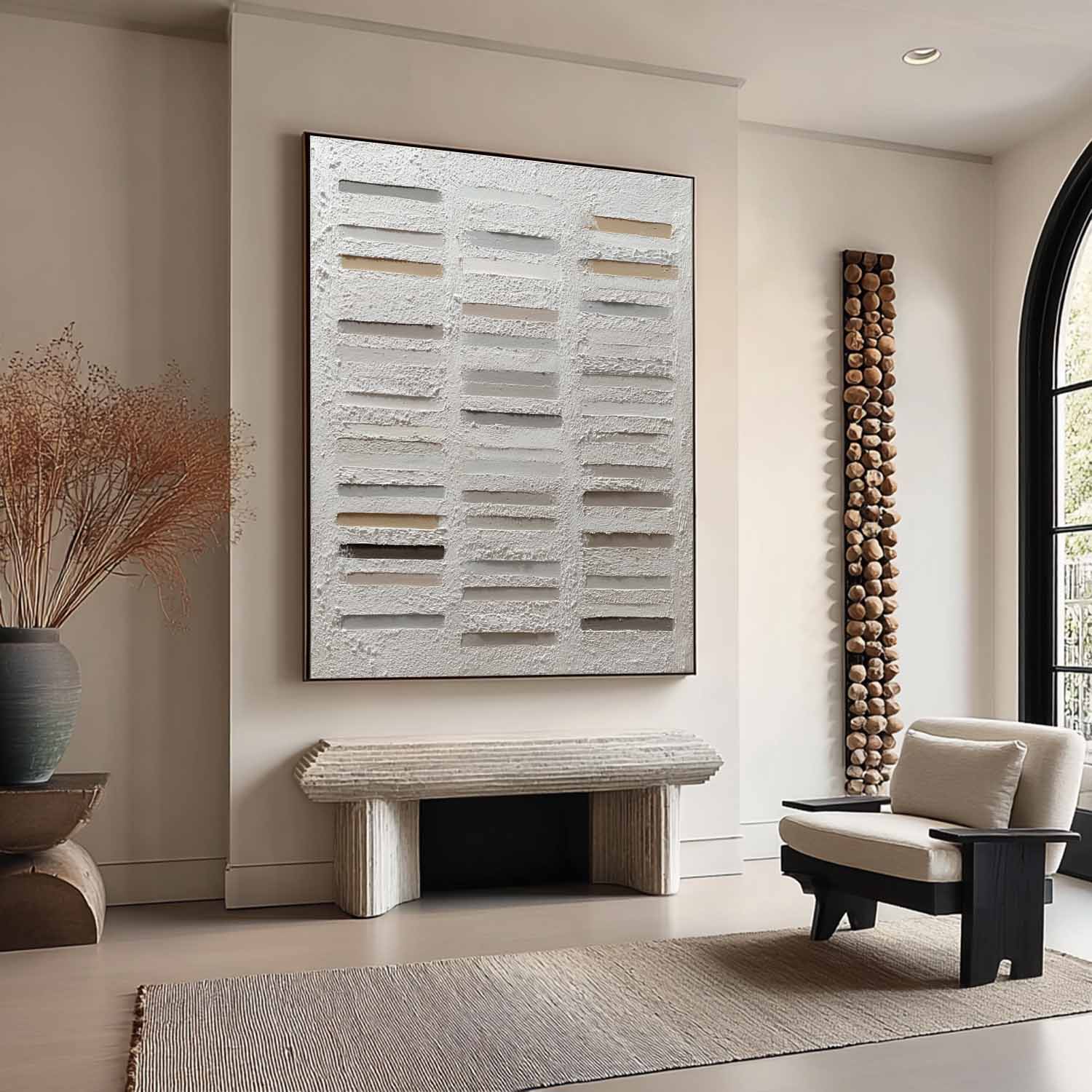 Plaster Art Texture Painting SG408 - Neutralighting