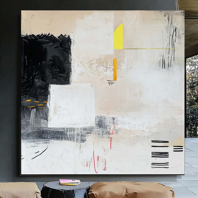 Wall Art Minimalist Textured Neutral