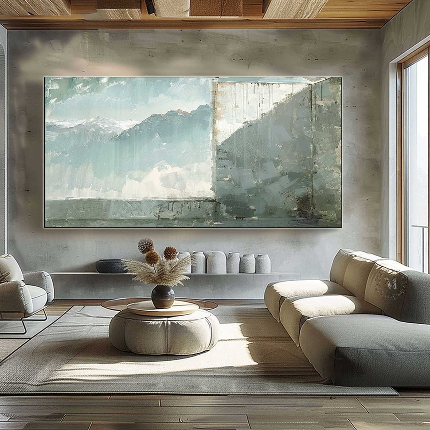 Wall Art Mountain Water Reflection Landscape