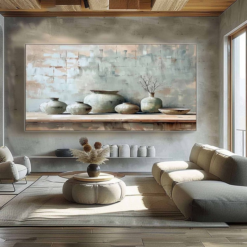 Wall Art Ceramic Pottery Still Life Wabi-Sabi