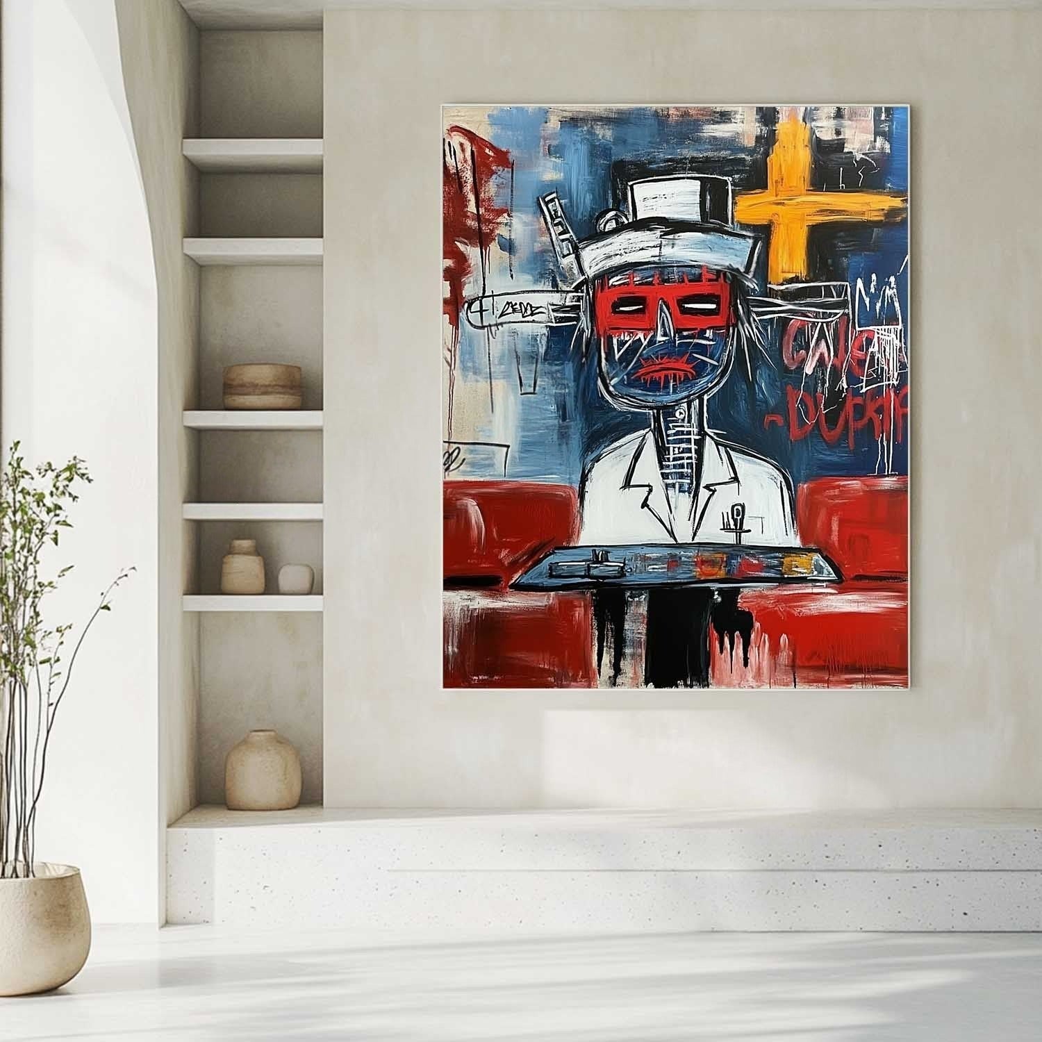 Wall Art Neo Expressionist Musician