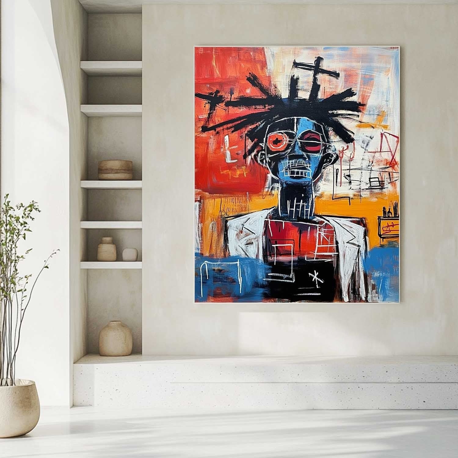 Wall Art Neo Expressionist Portrait