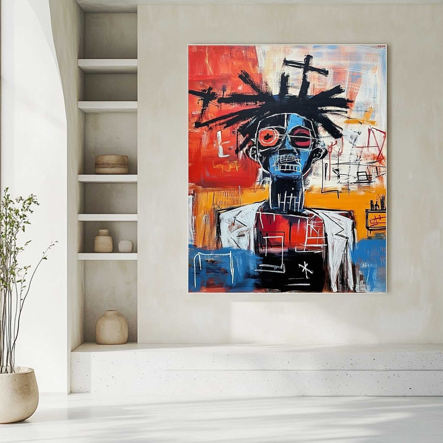Wall Art Neo Expressionist Portrait