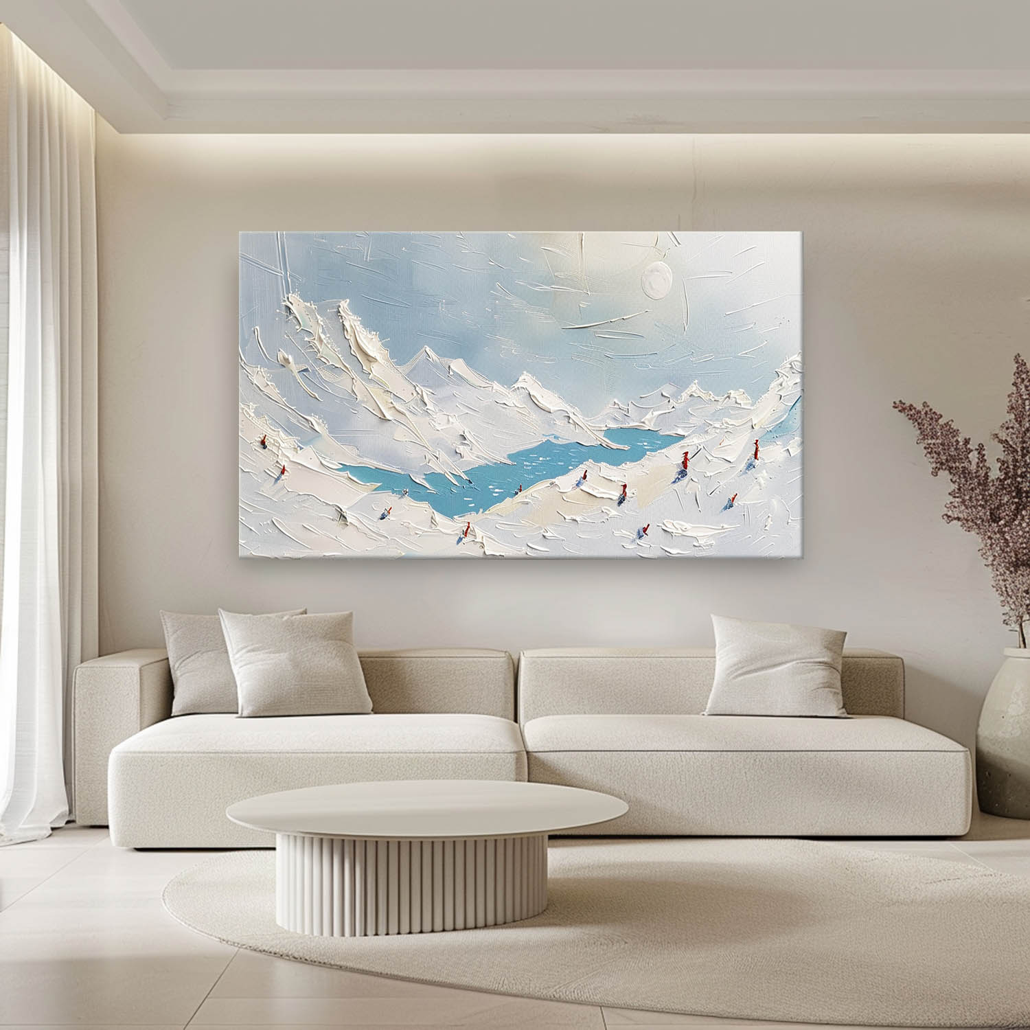 Plaster Art Texture Painting SG299 - Neutralighting