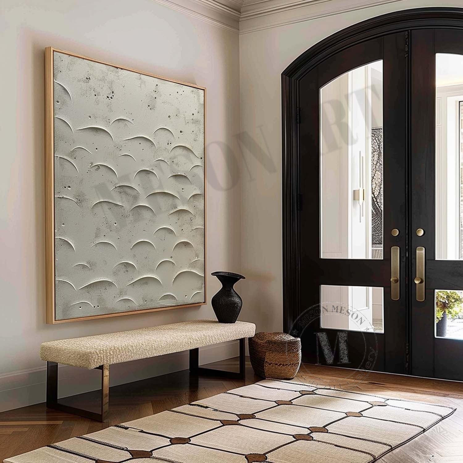 Plaster Art Texture Painting SG346 - Neutralighting