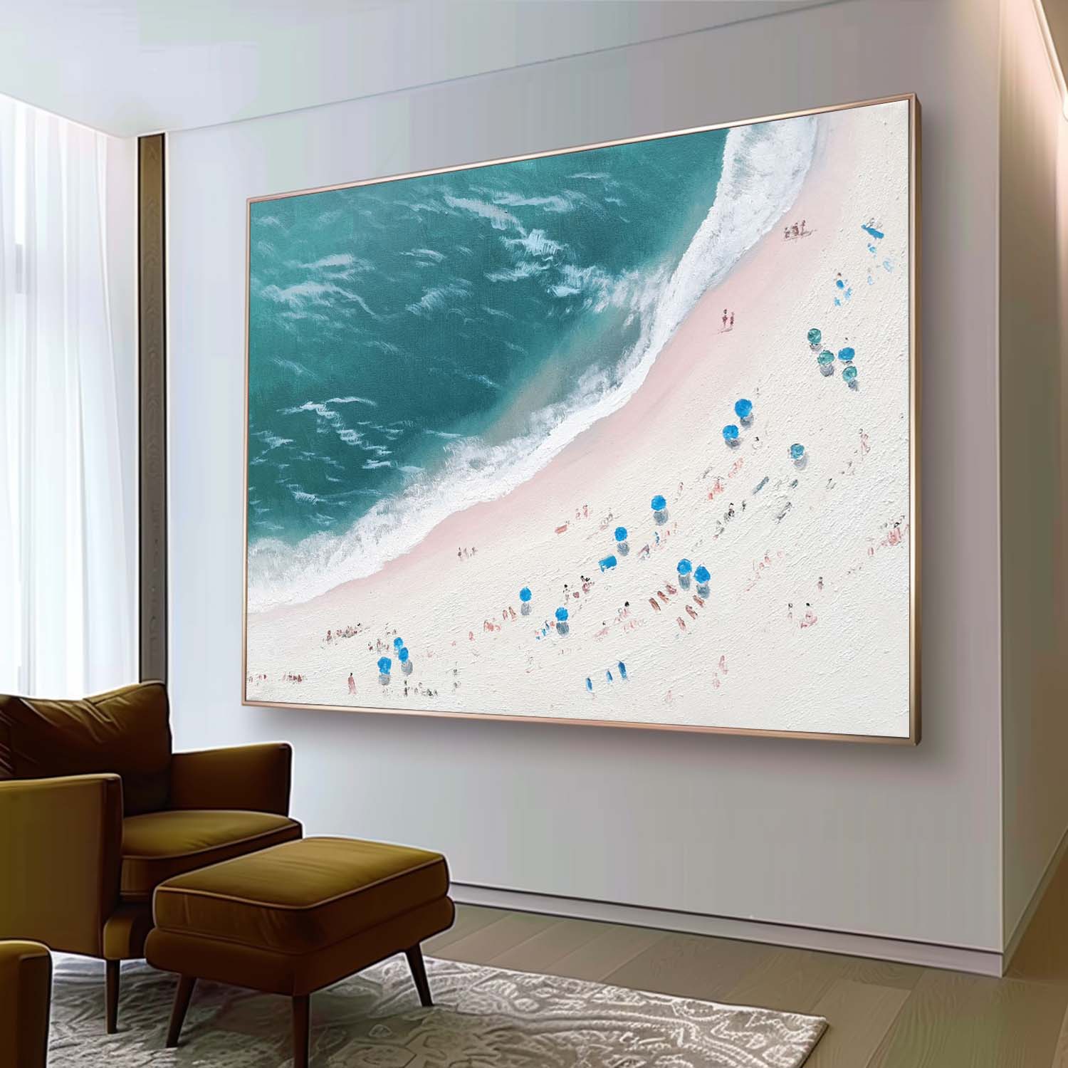 Plaster Art Texture Painting SG264 - Neutralighting