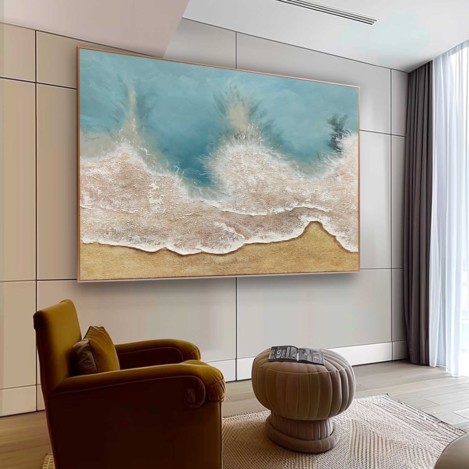 Plaster Art Texture Painting SG270 - Neutralighting