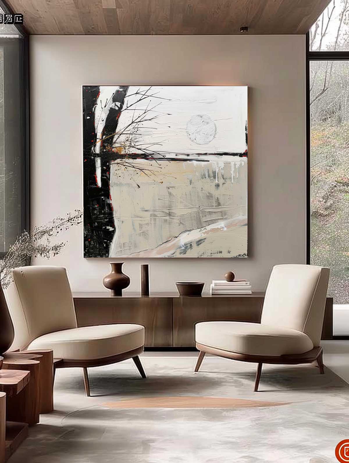 Wabi-Sabi Wall Art #TX336 - Neutralighting