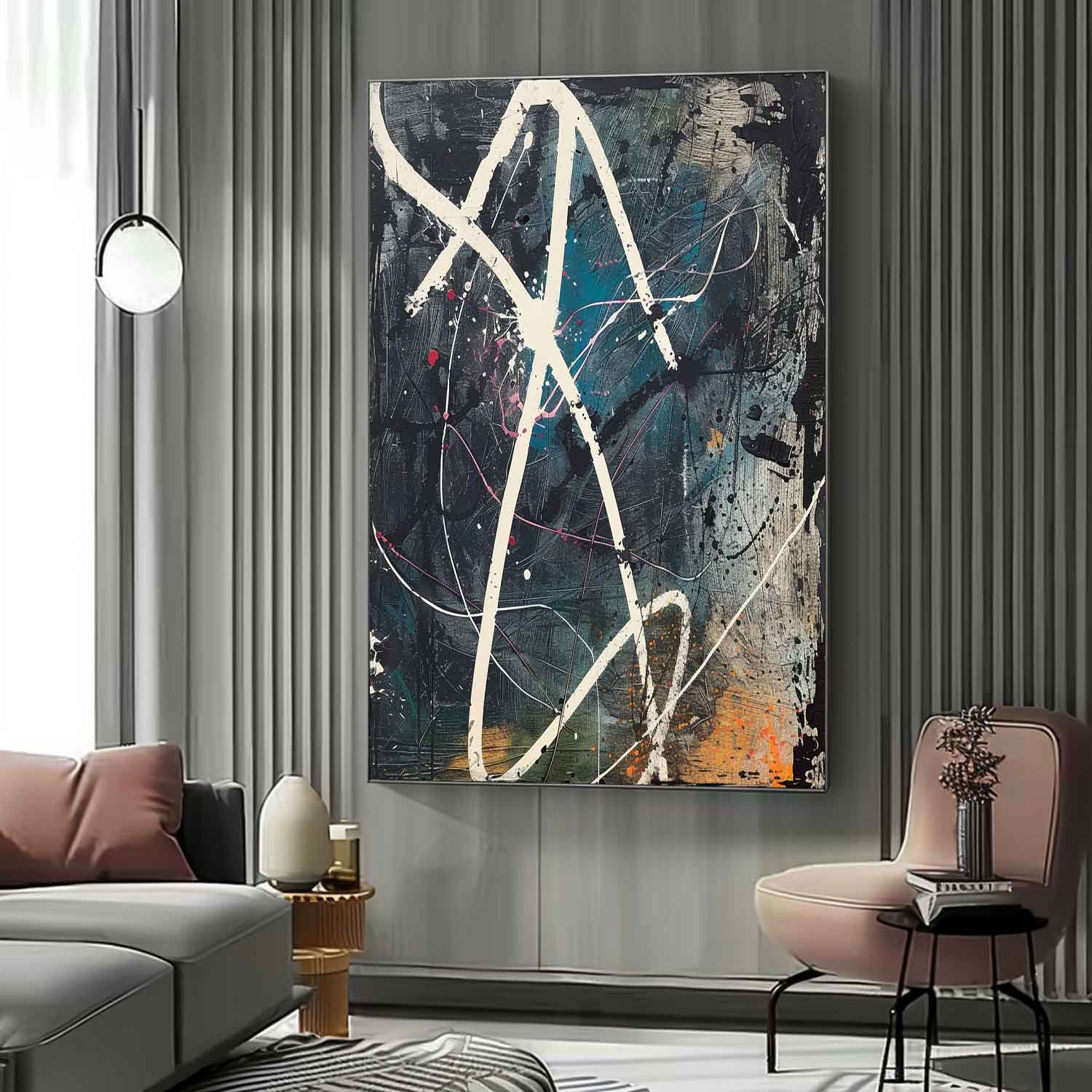 Abstract Expressionist Art AEA016 - Neutralighting