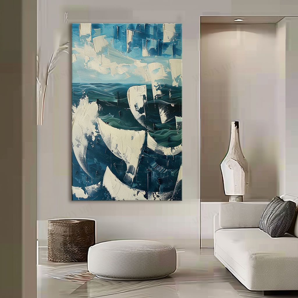 Plaster Art Texture Painting SG283 - Neutralighting