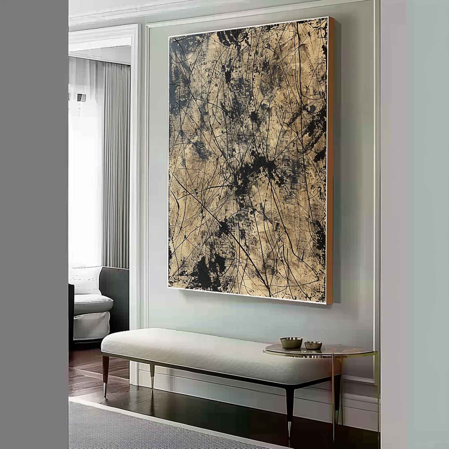 Abstract Expressionist Art AEA034 - Neutralighting