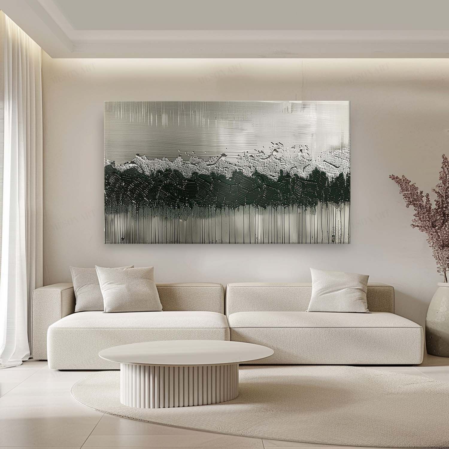 Plaster Art Texture Painting SG281 - Neutralighting