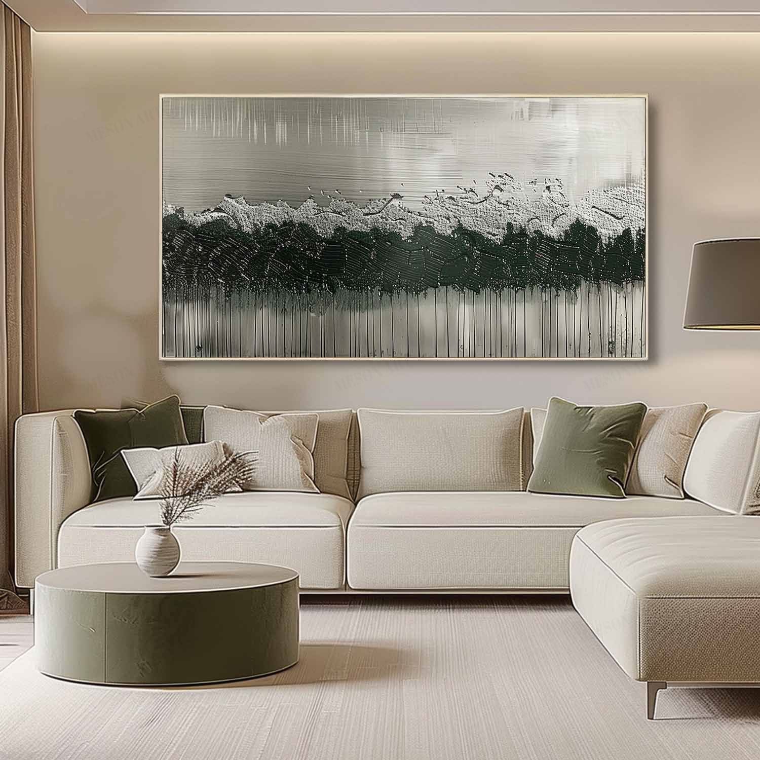 Plaster Art Texture Painting SG281 - Neutralighting