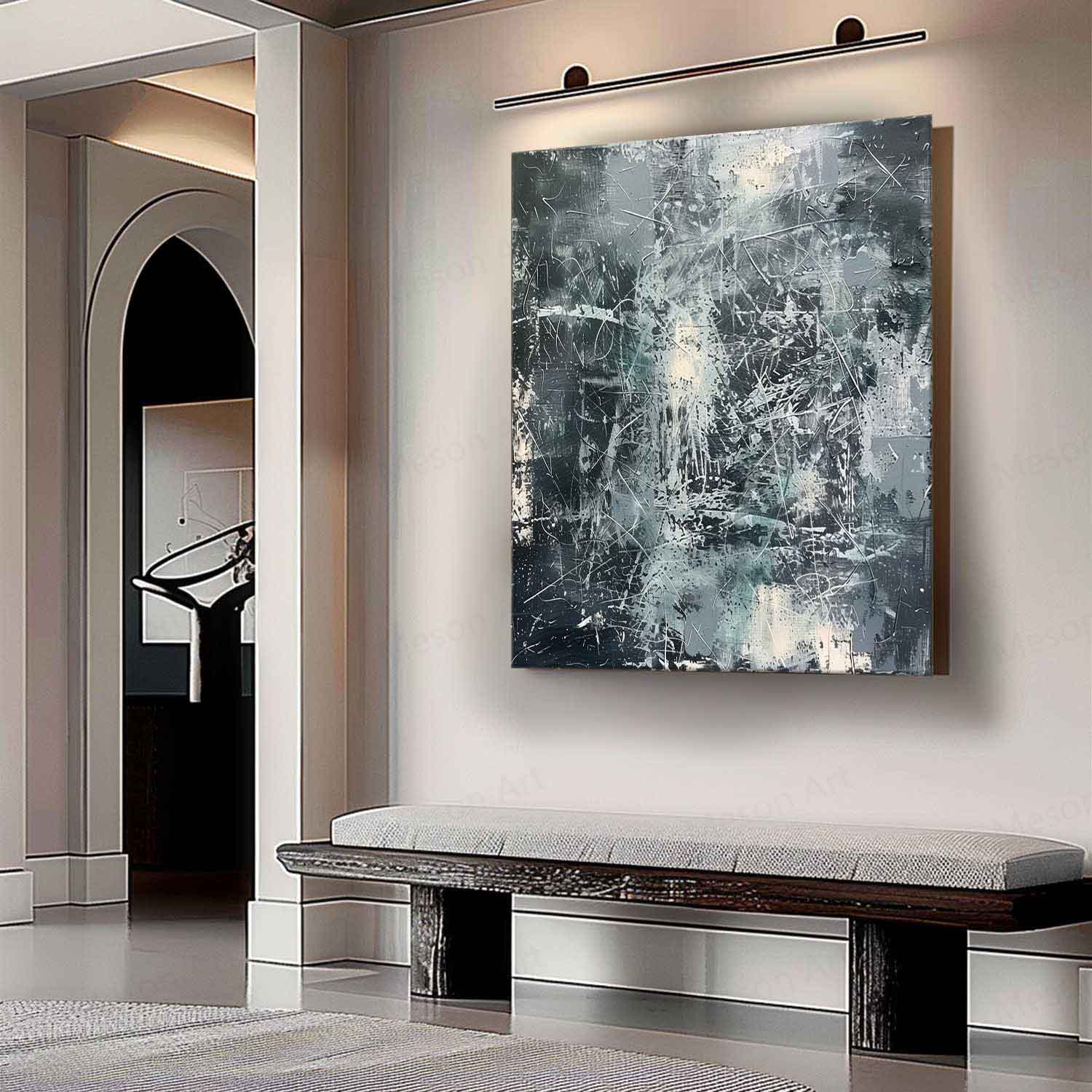 Abstract Expressionist Art AEA018 - Neutralighting