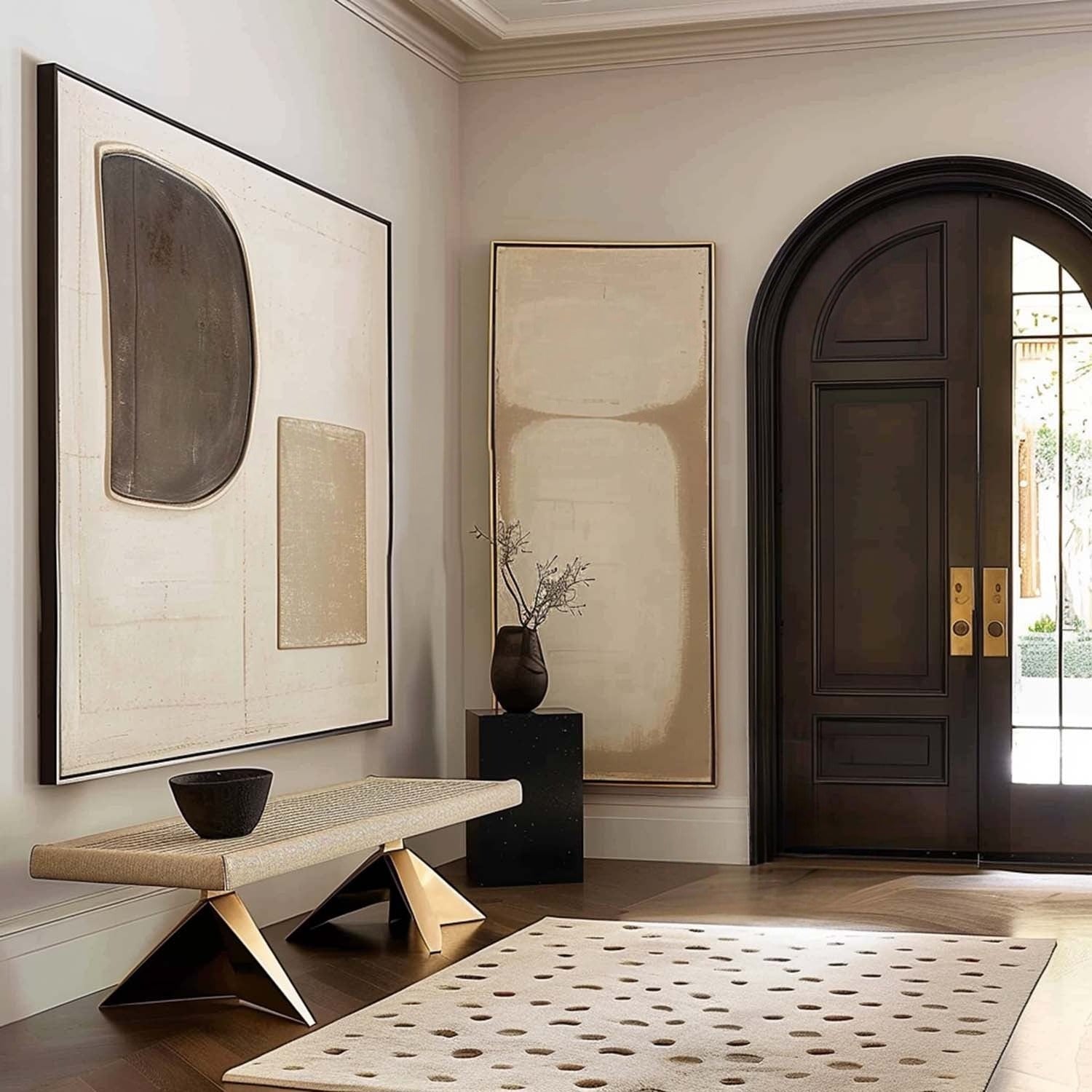 Wall Art Minimalist Geometric Relief