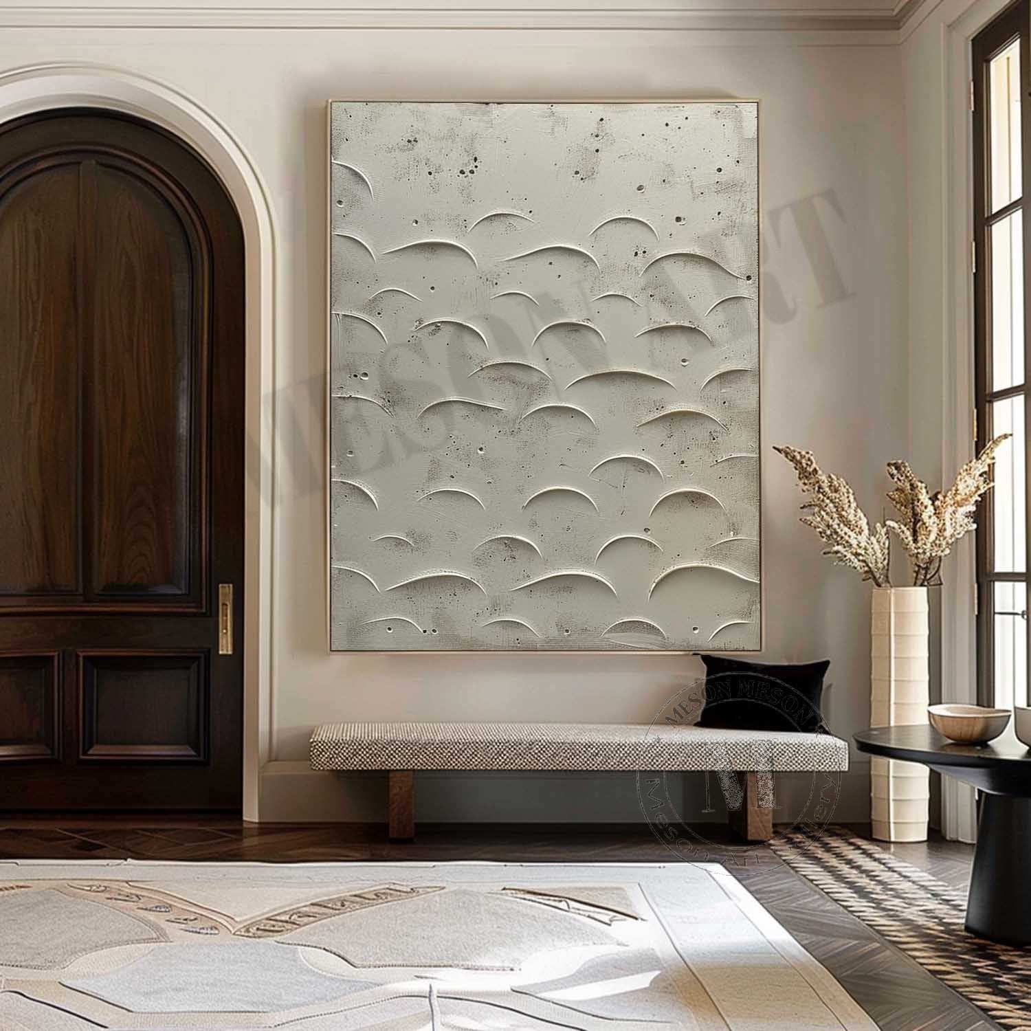 Plaster Art Texture Painting SG346 - Neutralighting