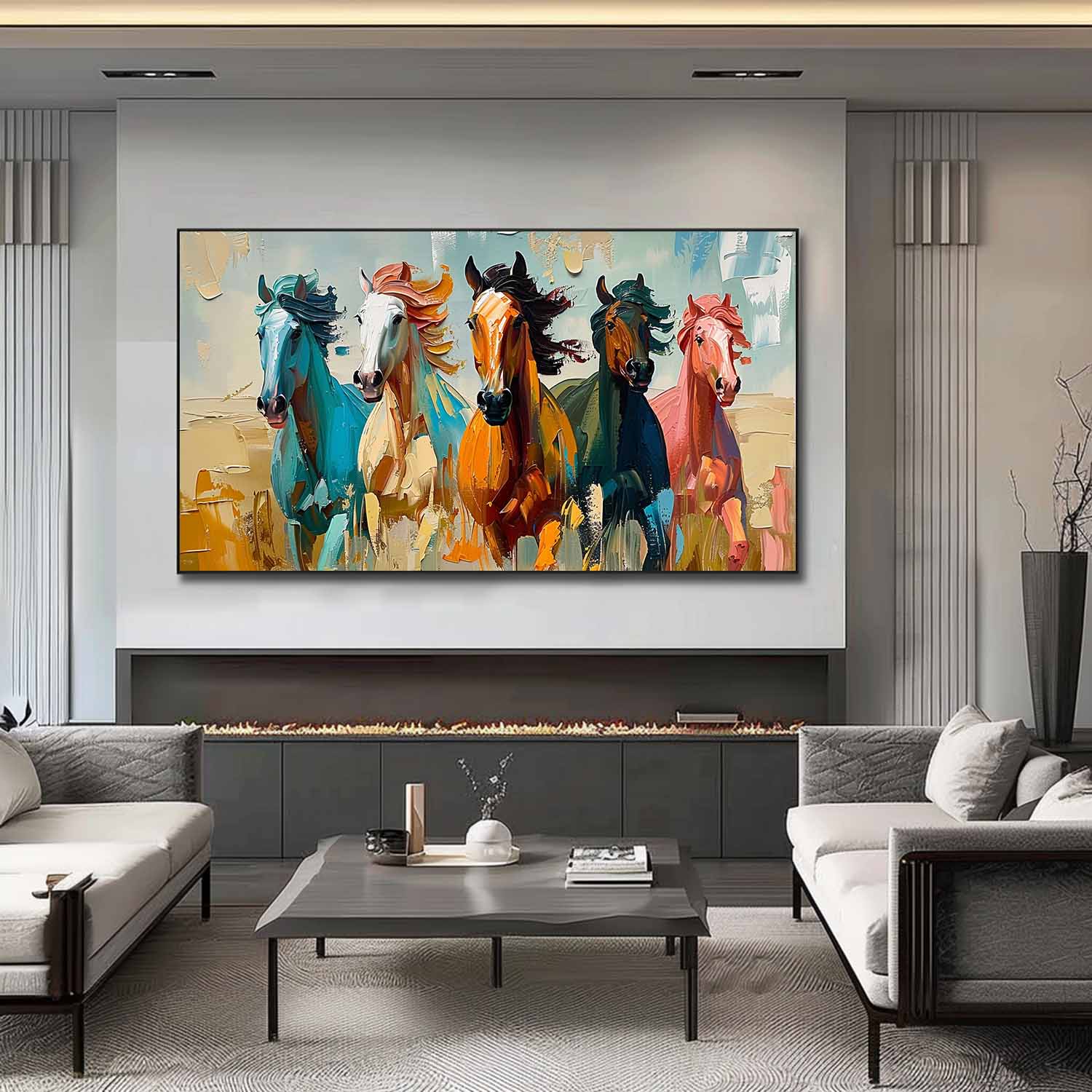 Contemporary Horse Art HA008 - Neutralighting