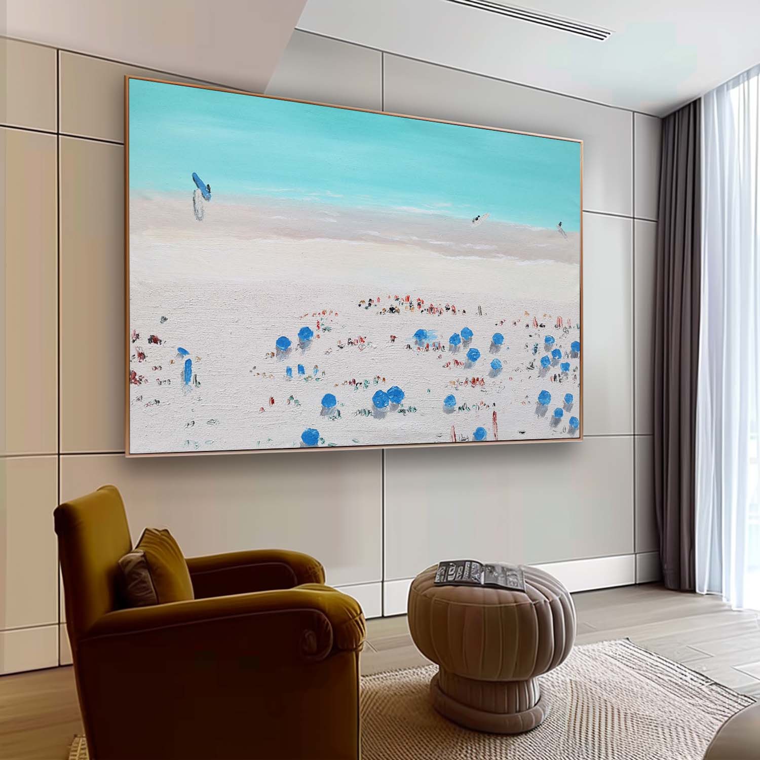 Plaster Art Texture Painting SG267 - Neutralighting