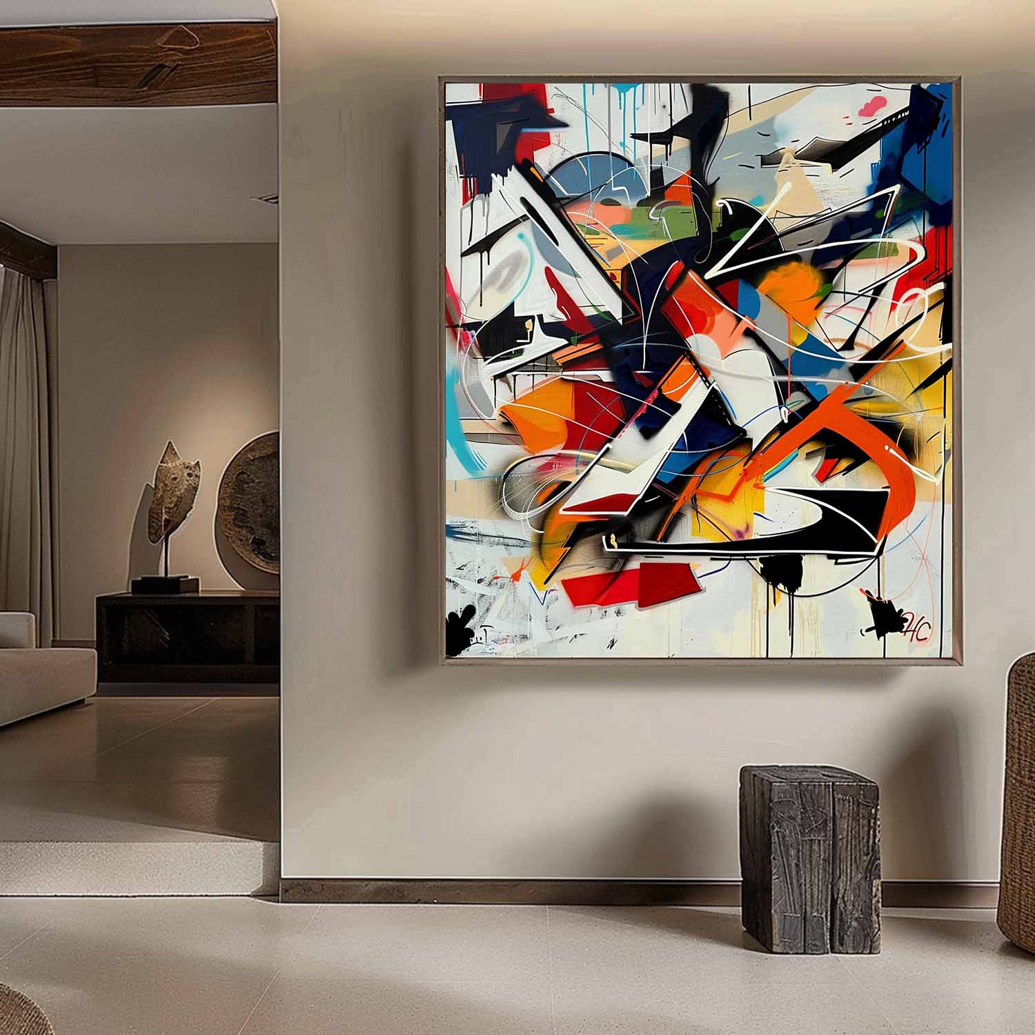 Abstract Graffiti Art GA026 - Neutralighting