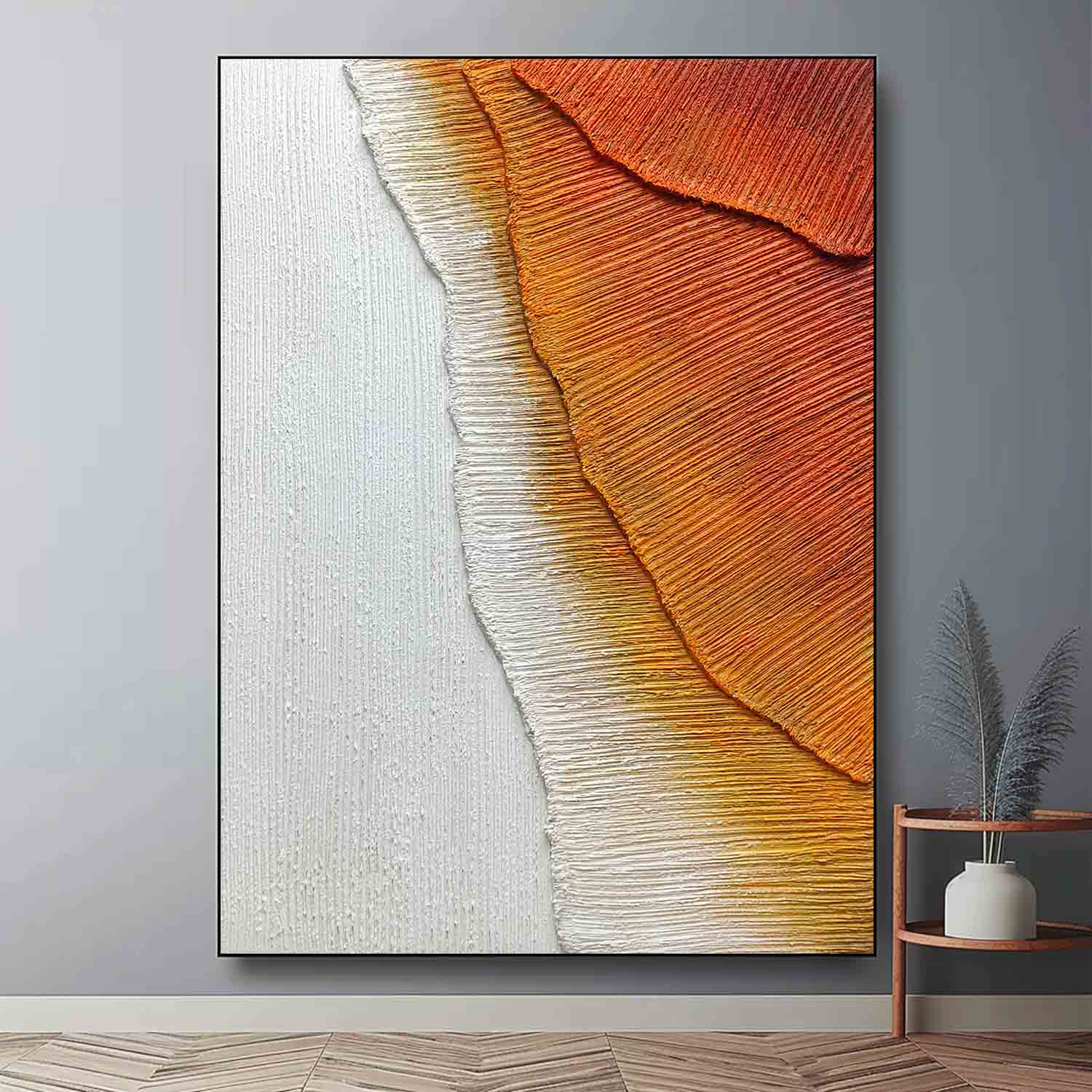 Plaster Art Texture Painting SG263 - Neutralighting