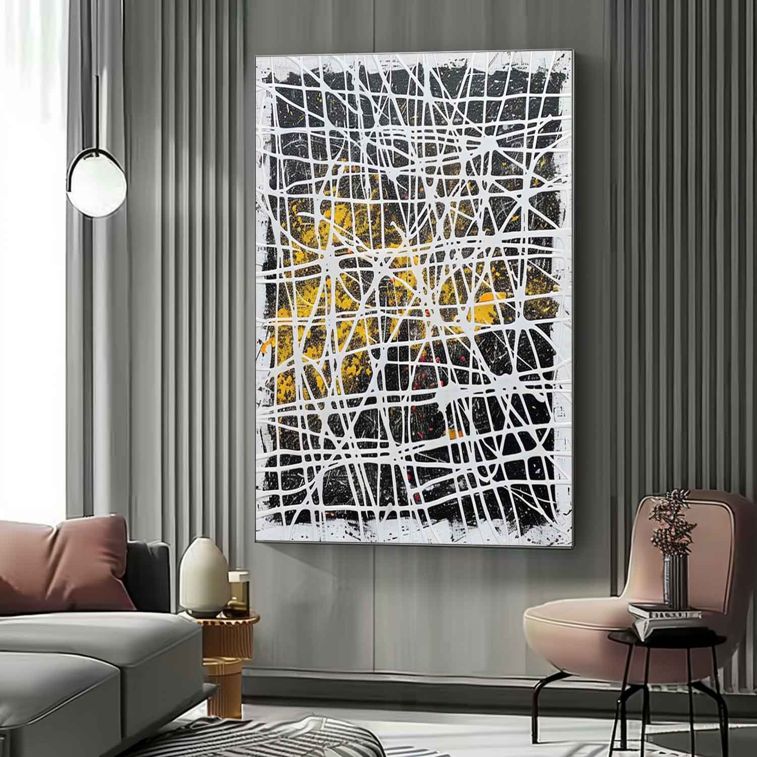 Abstract Expressionist Art AEA050 - Neutralighting