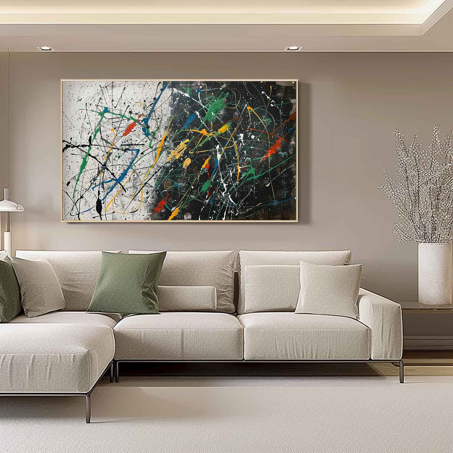 Abstract Expressionist Art AEA026 - Neutralighting