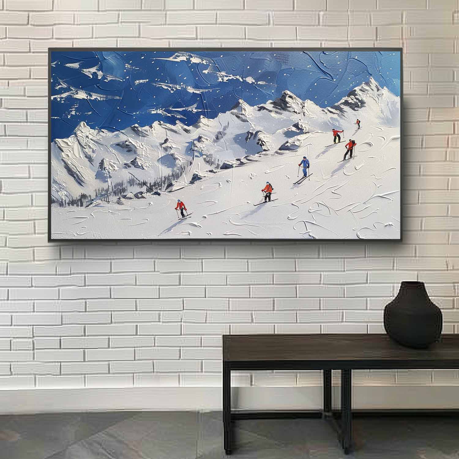 Plaster Art Texture Painting SG294 - Neutralighting