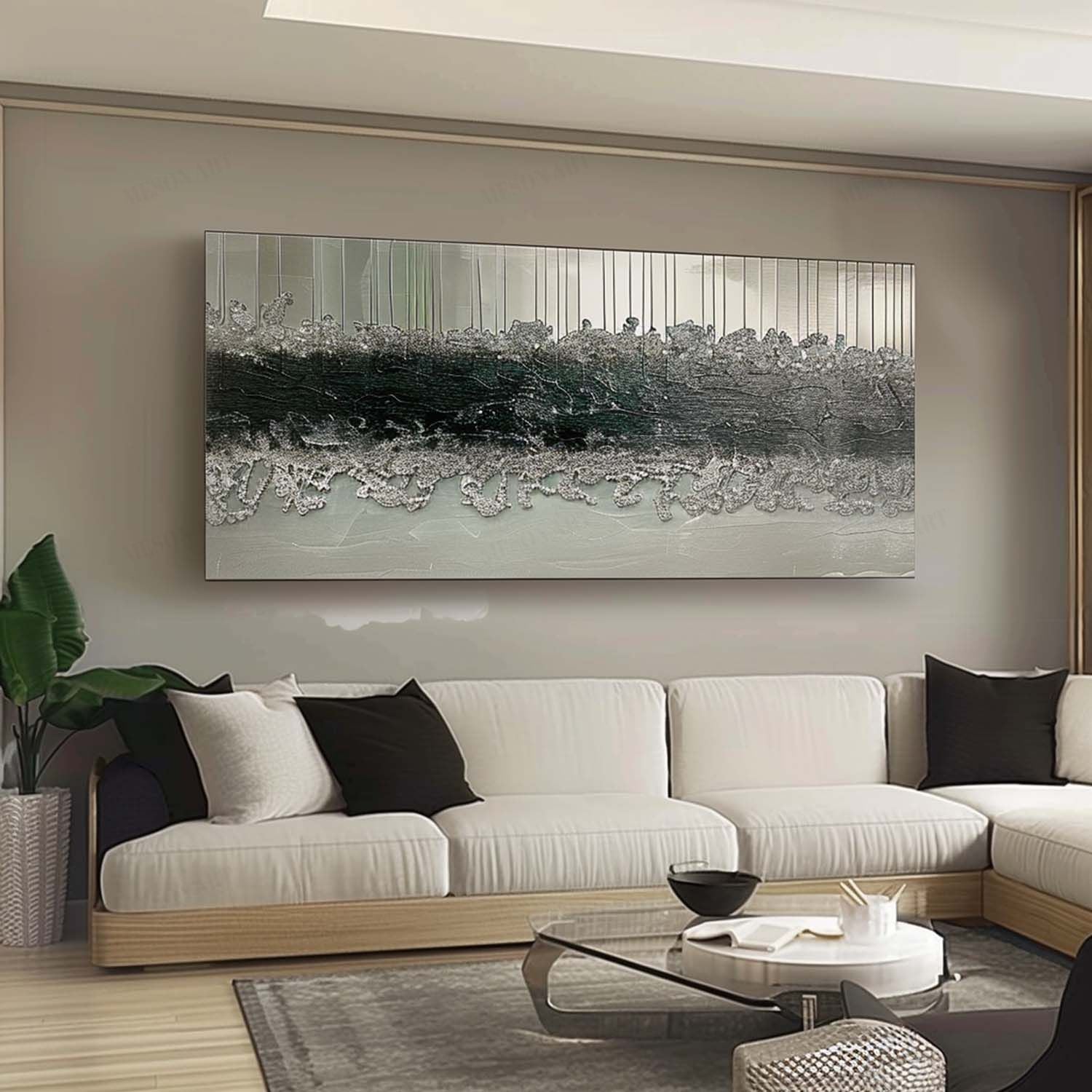 Plaster Art Texture Painting SG280 - Neutralighting