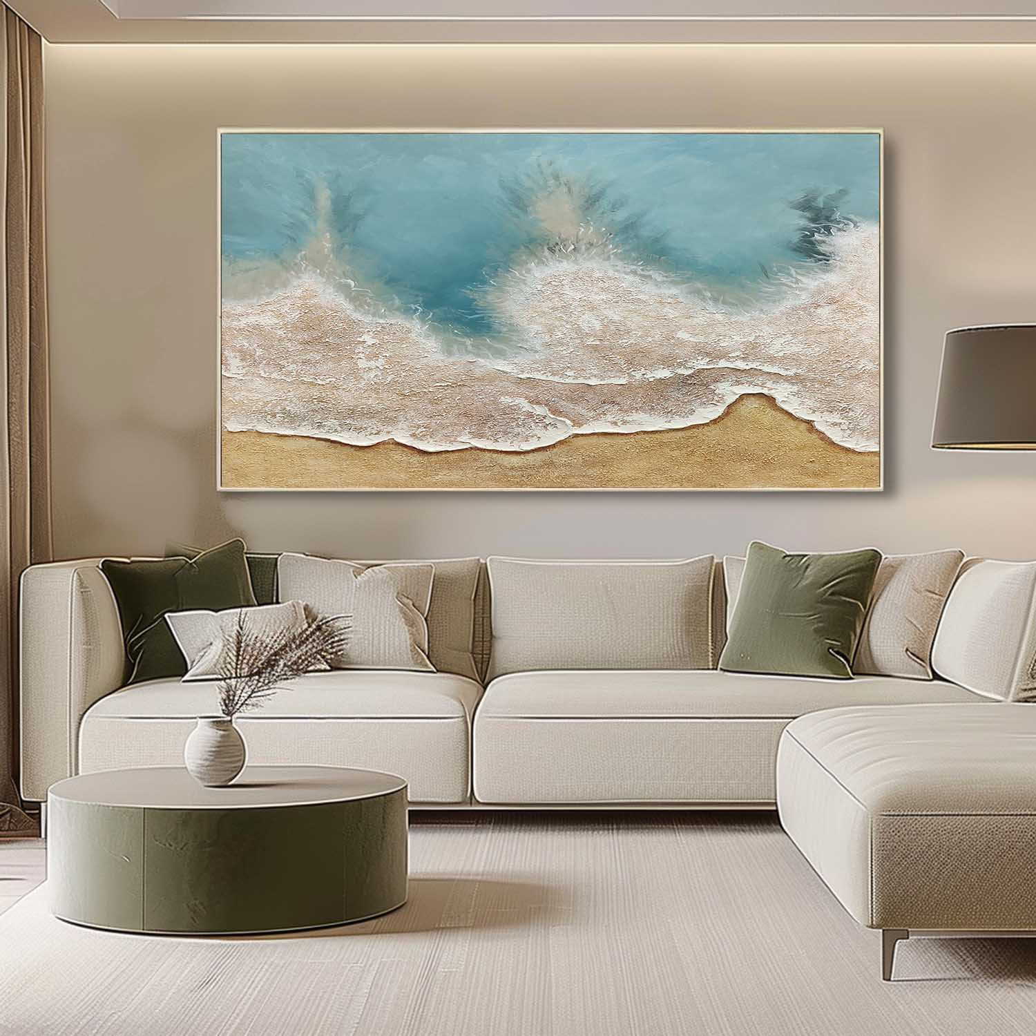 Plaster Art Texture Painting SG270 - Neutralighting