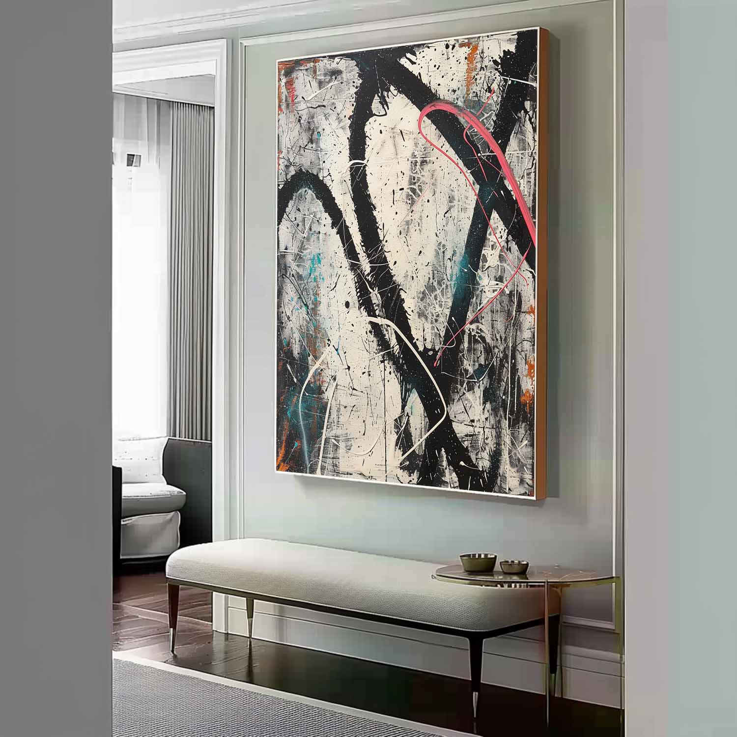Abstract Expressionist Art AEA025 - Neutralighting
