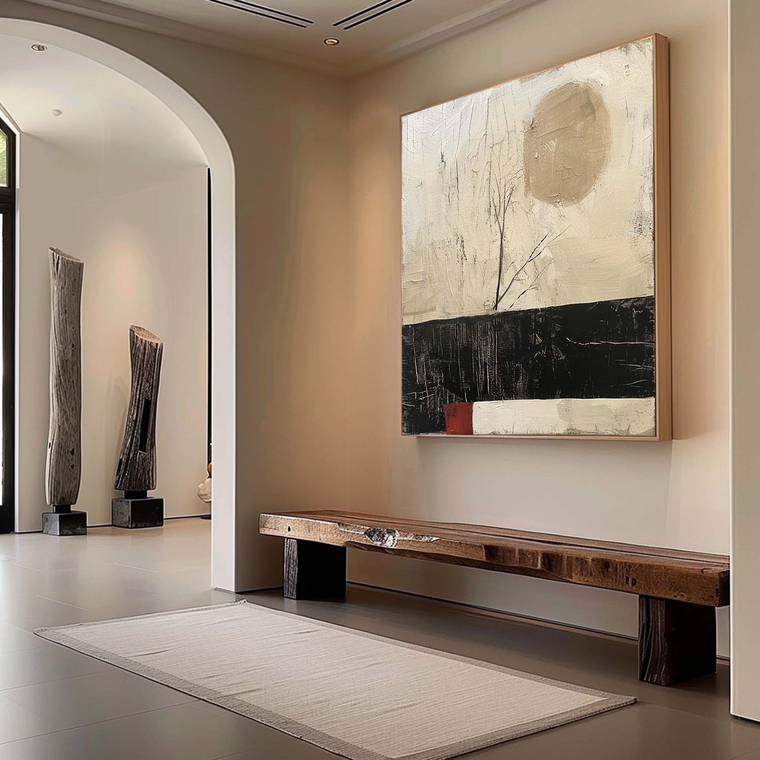 Wall Art Wabi-Sabi Modern Elegant Soft