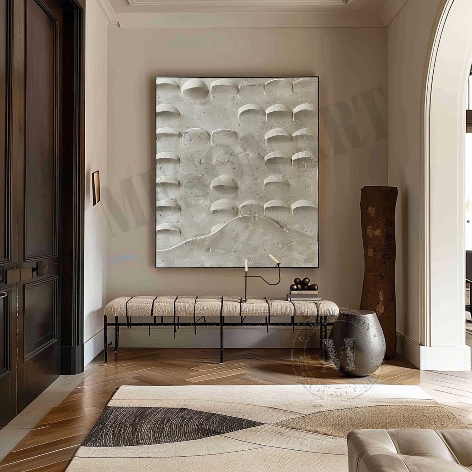 Plaster Art Texture Painting SG347 - Neutralighting